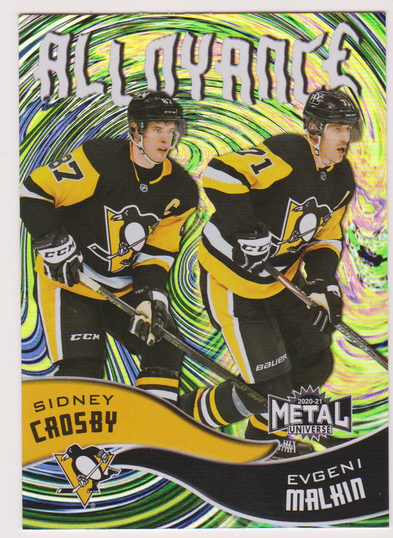 2020-21 Metal Universe Alloyance #AL1 Sidney Crosby... (image for) 2020-21 Metal Universe Alloyance #AL1 Sidney Crosby...